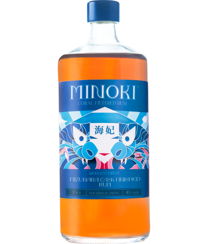 Fles Minoki Mizunara Cask Finished Rum, rum, bij slijterij t Bockje in Bathmen