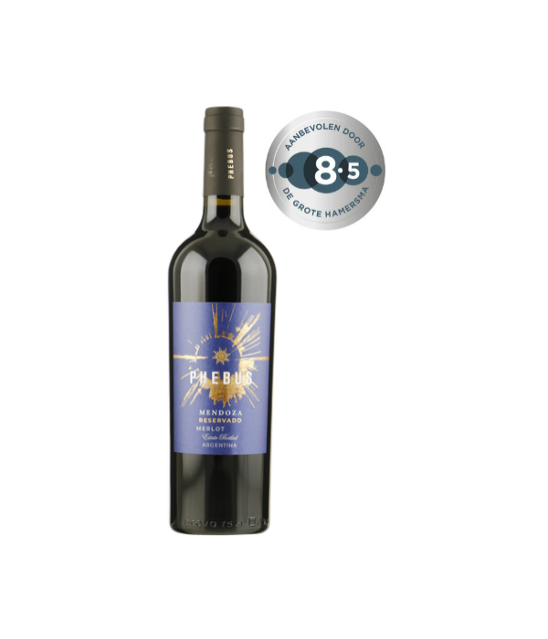 Phebus Mendoza Reservado Merlot, wijn bij t Bockje in Bathmen