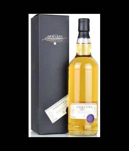 Fles Adelphi Laphroaig 2004 14 Years Old, single malt whisky, op voorraad bij slijterij t Bockje in Bathmen