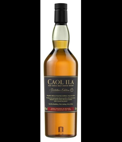 Fles Caol Ila Distillers Edition 2022, single malt whisky, op voorraad bij slijterij t Bockje in Bathmen