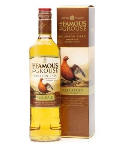 Fles The Famous Grouse Bourbon Cask, Schotse blended whisky, op voorraad bij slijterij t Bockje in Bathmen