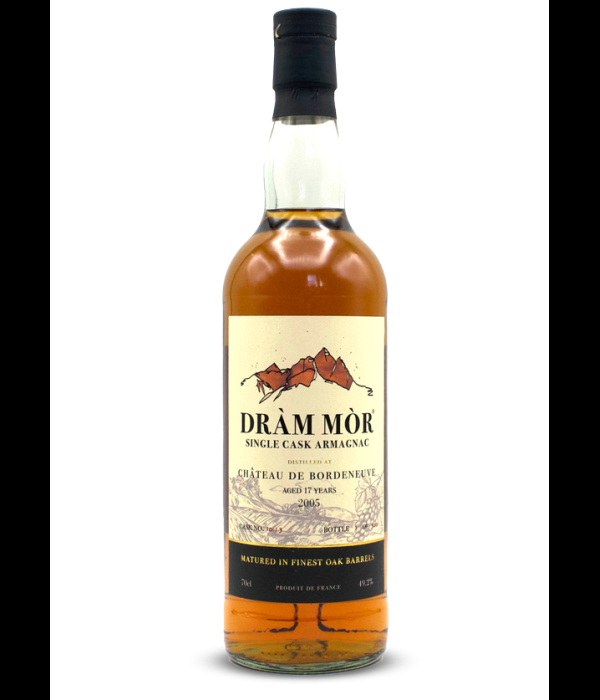 Dram Mor Single Cask Armagnac Chateau de Bordeneuve 17 Years Old 2005 bij t Bockje in Bathmen