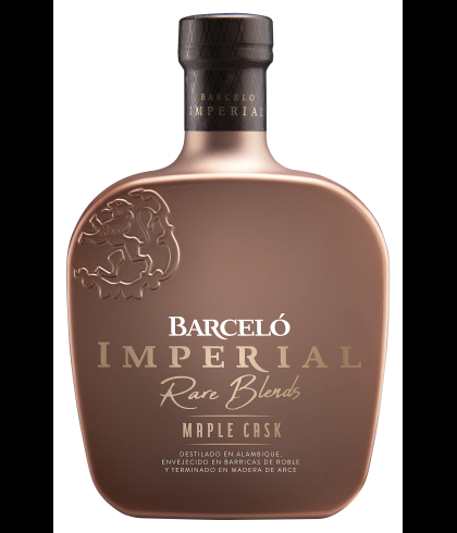 Fles Barceló Imperial Maple Cask Finish, rum, bij slijterij t Bockje in Bathmen