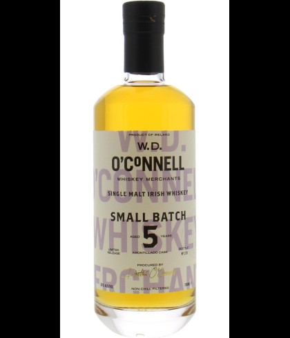 Fles W.D. O'Connell Small Batch 5 Fino Cask, whisky, op voorraad bij slijterij ’t Bockje in Bathmen