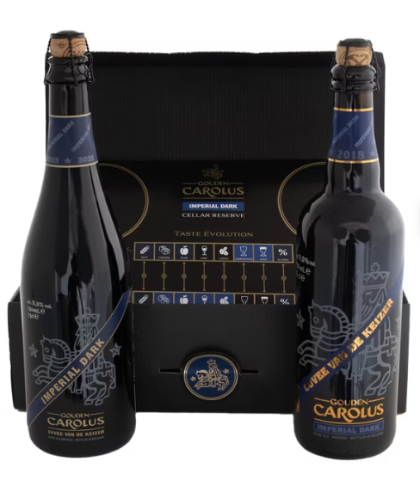 Geschenk Gouden Carolus Imperial Dark Cellar Reserve Giftpack, bij slijterij ’t Bockje in Bathmen