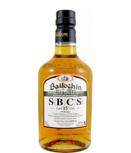 Fles Ballechin 15 Years Old Small Batch Cask Strength, single malt whisky, op voorraad bij slijterij t Bockje in Bathmen