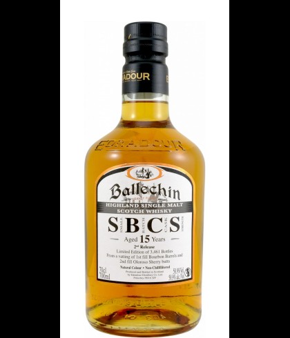 Fles Ballechin 15 Years Old Small Batch Cask Strength, single malt whisky, op voorraad bij slijterij t Bockje in Bathmen