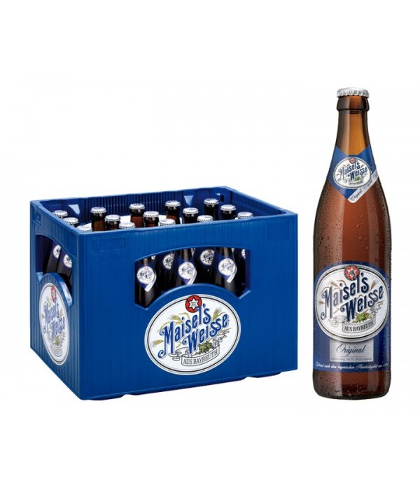 Maisel’s Weizen Krat 20x50cl. bij t Bockje in Bathmen