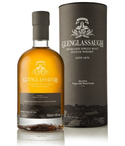 Fles Glenglassaugh Peated Virgin Oak, single malt whisky, op voorraad bij slijterij t Bockje in Bathmen