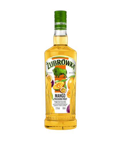 Wodka Zubrowka Mango & Passionfruit Wodka van Zubrowka, bij slijterij ’t Bockje in Bathmen