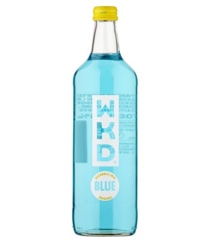 Likeur WKD Blue, bij slijterij ’t Bockje in Bathmen