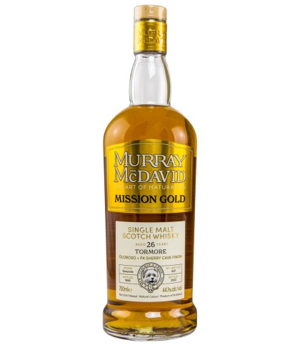 Fles Murray McDavid Tormore 1995, whisky, op voorraad bij slijterij t Bockje in Bathmen