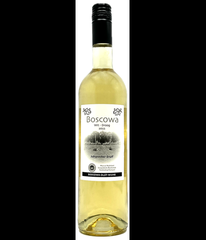 Fles Boscowa Johanniter, wijn bij slijterij t Bockje in Bathmen