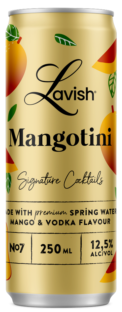 Wodka Lavish Mangotini Signature Cocktail van Lavish, bij slijterij ’t Bockje in Bathmen