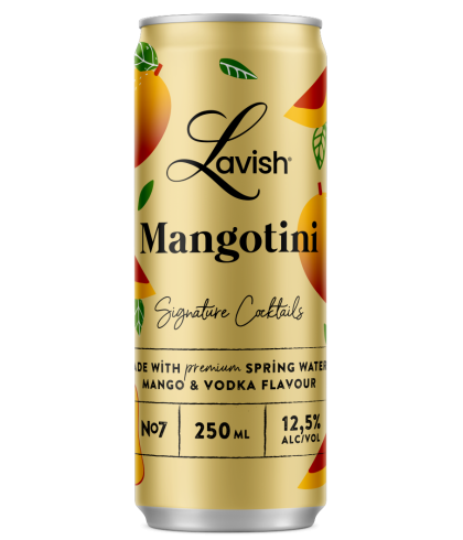 Wodka Lavish Mangotini Signature Cocktail van Lavish, bij slijterij ’t Bockje in Bathmen
