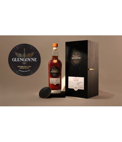 Fles Glengoyne The Russell Cask 36 Years Old, single malt whisky, op voorraad bij slijterij t Bockje in Bathmen