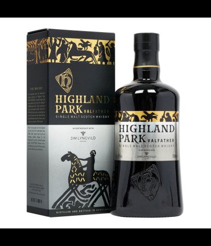 Fles Highland Park Valfather, single malt whisky, op voorraad bij slijterij t Bockje in Bathmen