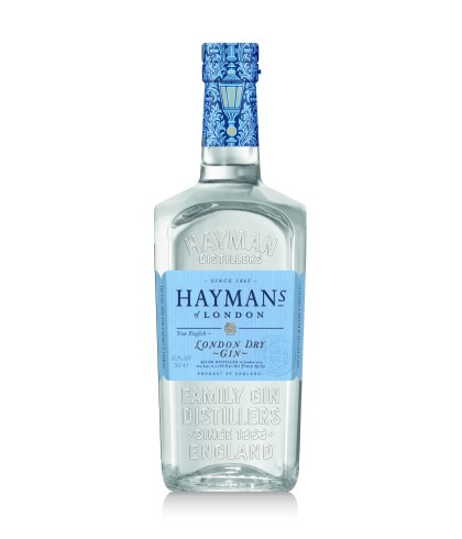 Fles Hayman's London Dry Gin, gin, op voorraad bij slijterij ’t Bockje in Bathmen