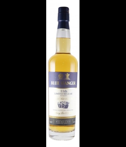 Fles Blue Hanger 11th Limited Release, single malt whisky, op voorraad bij slijterij t Bockje in Bathmen