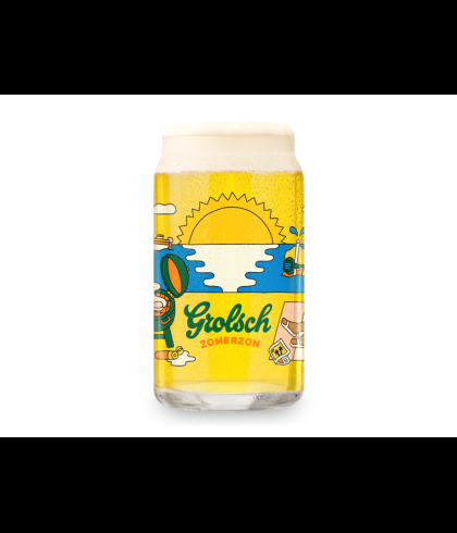 Grolsch Zomerzon bierglas bij slijterij t Bockje in Bathmen