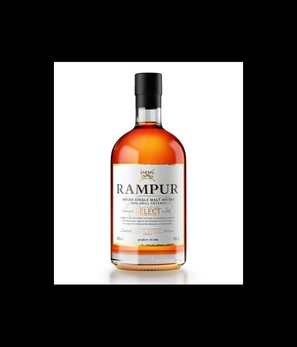 Rampur Select Cask 2023 Indian Single Malt bij t Bockje in Bathmen