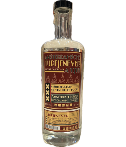Amsterdamsche Turfjenever, jenever bij slijterij t Bockje in Bathmen
