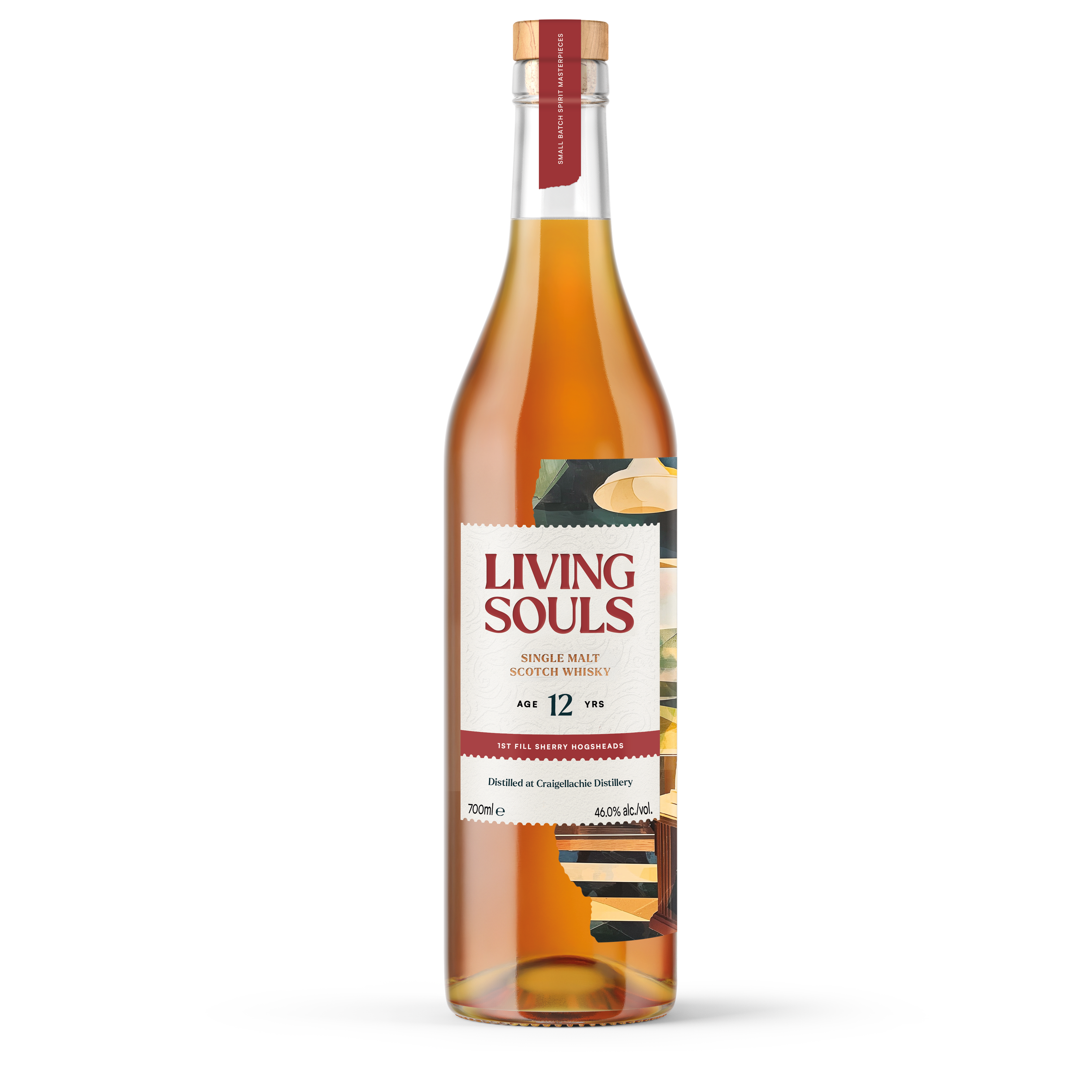 Fles Living Souls Craigellachie 12 Years Old, single malt whisky, op voorraad bij slijterij t Bockje in Bathmen