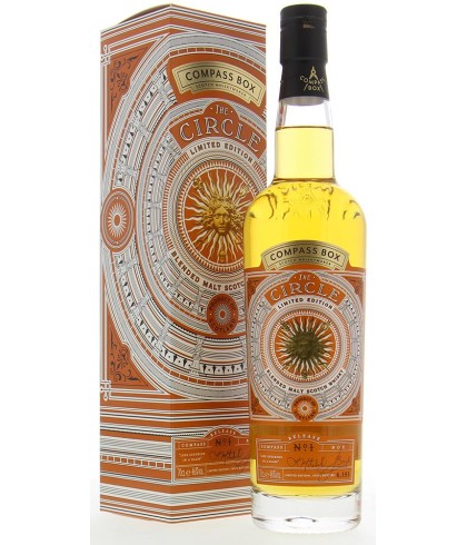 Fles Compass Box The Circle, single malt whisky, op voorraad bij slijterij t Bockje in Bathmen