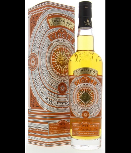 Fles Compass Box The Circle, single malt whisky, op voorraad bij slijterij t Bockje in Bathmen