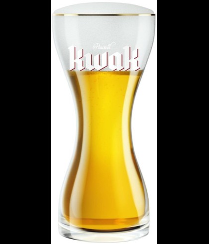 Kwak Bierglas Platte Voet, glas bij t Bockje in Bathmen