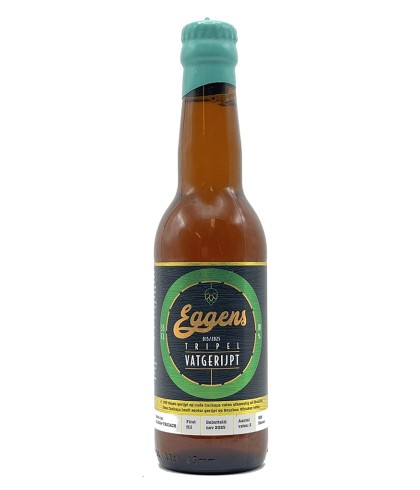 Eggens Tripel Cachaça Vatgerijpt 015/2025, fles bij slijterij t Bockje in Bathmen