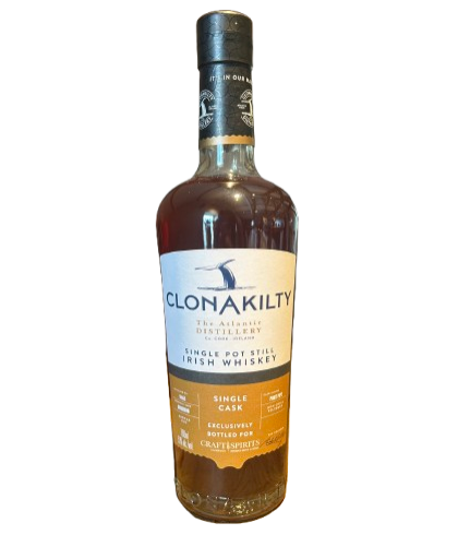 Fles Clonakilty Single Cask Port Pipe NL Exclusive, single malt whisky, op voorraad bij slijterij t Bockje in Bathmen