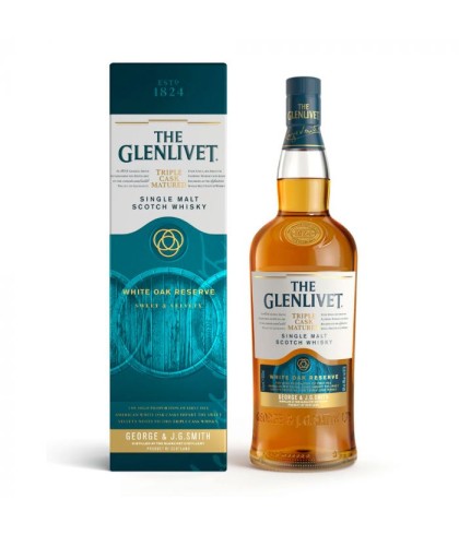Fles The Glenlivet White Oak, single malt whisky, op voorraad bij slijterij t Bockje in Bathmen