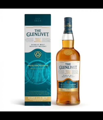 Fles The Glenlivet White Oak, single malt whisky, op voorraad bij slijterij t Bockje in Bathmen