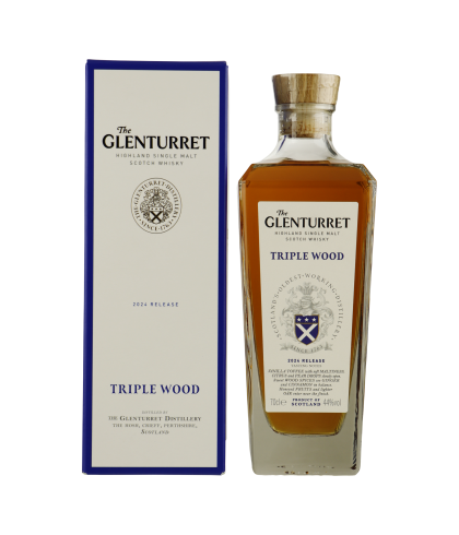 Fles The Glenturret Triple Wood - 2024 Release, whisky, bij slijterij ’t Bockje in Bathmen