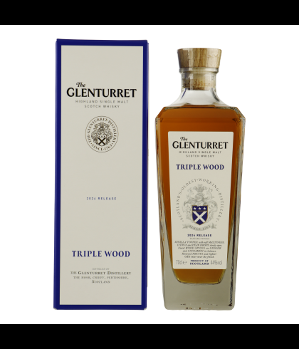 Fles The Glenturret Triple Wood - 2024 Release, whisky, bij slijterij ’t Bockje in Bathmen
