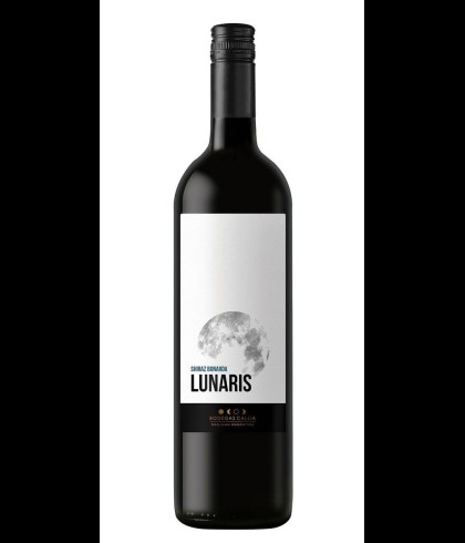 Fles Lunaris Syrah Bonarda, wijn op voorraad bij slijterij t Bockje in Bathmen
