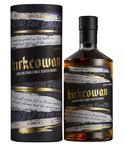 Fles Bladnoch Kirkcowan, single malt whisky, op voorraad bij slijterij t Bockje in Bathmen