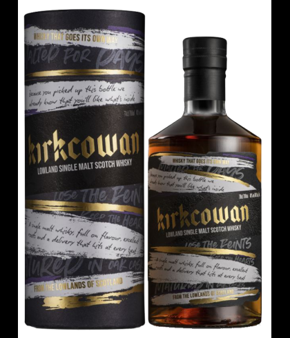 Fles Bladnoch Kirkcowan, single malt whisky, op voorraad bij slijterij t Bockje in Bathmen