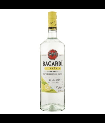 Fles Bacardi Limón, rum, bij slijterij t Bockje in Bathmen