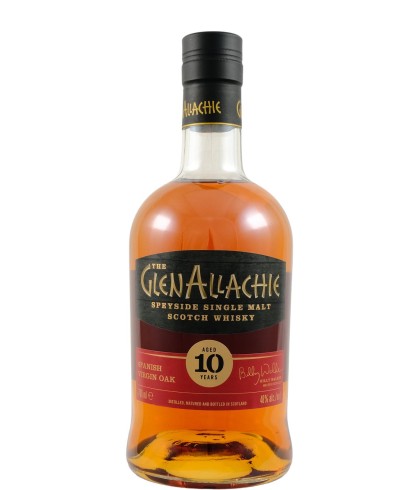 Fles GlenAllachie 10Y Virgin Oak Spanish Oak, single malt whisky, op voorraad bij slijterij t Bockje in Bathmen