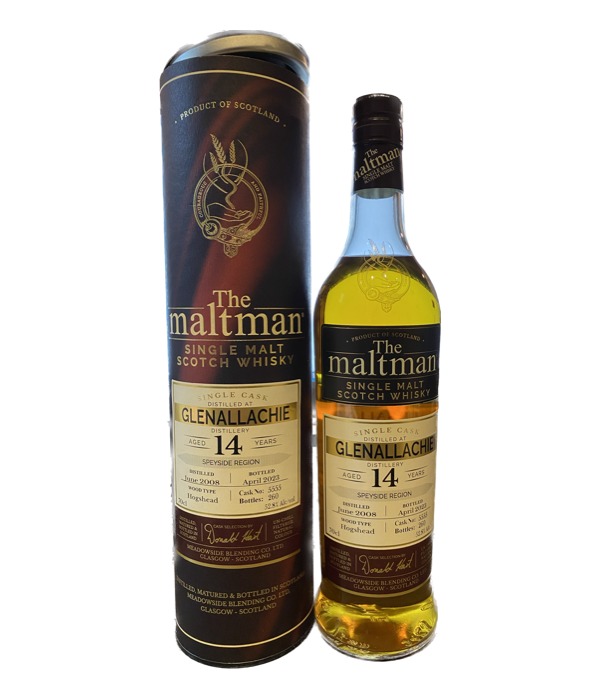 The Maltman Glenallachie 2008 14 Years Old bij t Bockje in Bathmen