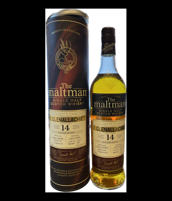 The Maltman Glenallachie 2008 14 Years Old bij t Bockje in Bathmen