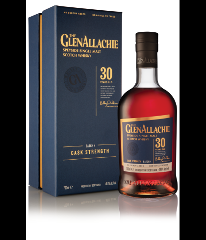 Fles GlenAllachie 30 Years Old Batch 4, single malt whisky, op voorraad bij slijterij t Bockje in Bathmen