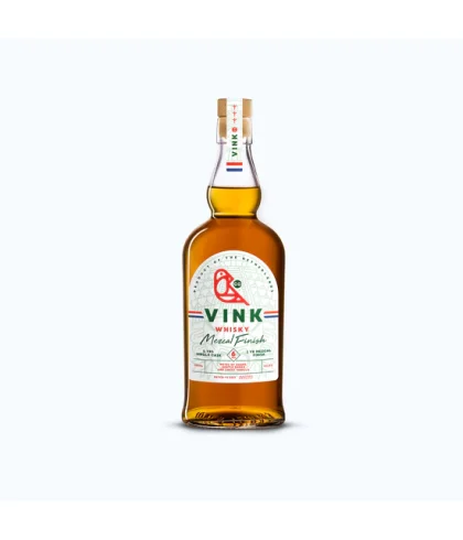 Fles Vink Whisky 6 Years Old Mezcal Finish, whisky, op voorraad bij slijterij t Bockje in Bathmen