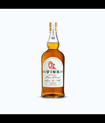 Fles Vink Whisky 6 Years Old Mezcal Finish, whisky, op voorraad bij slijterij t Bockje in Bathmen