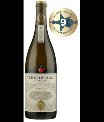 Fles Mooiplaas Classic Chenin Blanc Bush Vines, wijn, op voorraad bij slijterij t Bockje in Bathmen