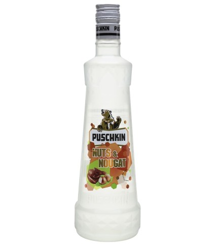 Wodka Puschkin Nuts & Nougat van Puschkin, bij slijterij ’t Bockje in Bathmen