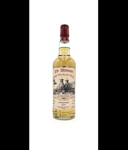 Fles The Ultimate Linkwood 14 Years Old 2009, enkel vat gebotteld door The Ultimate uit Amersfoort, op voorraad bij slijterij t Bockje in Bathmen