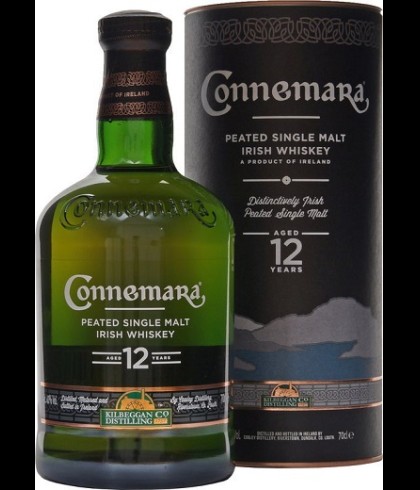 Fles Connemara 12 Years Old, single malt whisky, op voorraad bij slijterij t Bockje in Bathmen